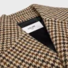 Coat in Houndstooth Wool Coat in Houndstooth Wool