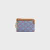 Coin Purse in Textile with Triomphe All Over Coin Purse in Textile with Triomphe All Over