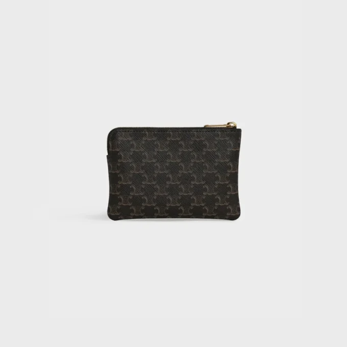 Coin Purse in Triomphe Canvas Coin Purse in Triomphe Canvas
