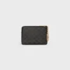 Coin Purse in Triomphe Canvas with Celine Print Coin Purse in Triomphe Canvas with Celine Print