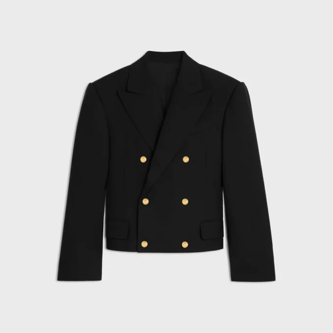 Colonne Blazer in Wool Gabardine