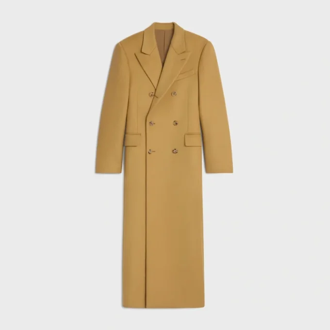 Colonne Coat in Double Face Cashmere
