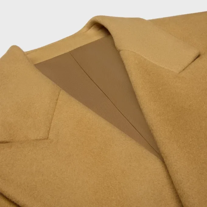 Colonne Coat in Double Face Cashmere