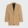 Colonne Jacket in Diagonal Wool Colonne Jacket in Diagonal Wool