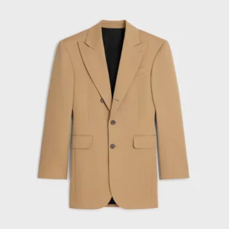 Colonne Jacket in Diagonal Wool