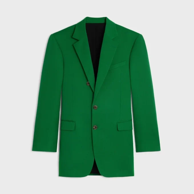 Colonne Jacket in Diagonal Wool Colonne Jacket in Diagonal Wool