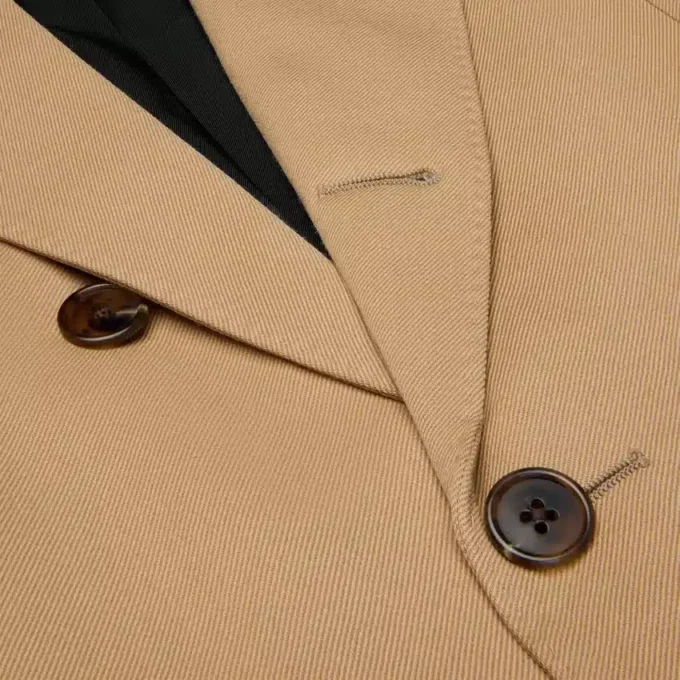 Colonne Jacket in Diagonal Wool Colonne Jacket in Diagonal Wool