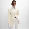 Colonne Jacket in Diagonal Wool Colonne Jacket in Diagonal Wool