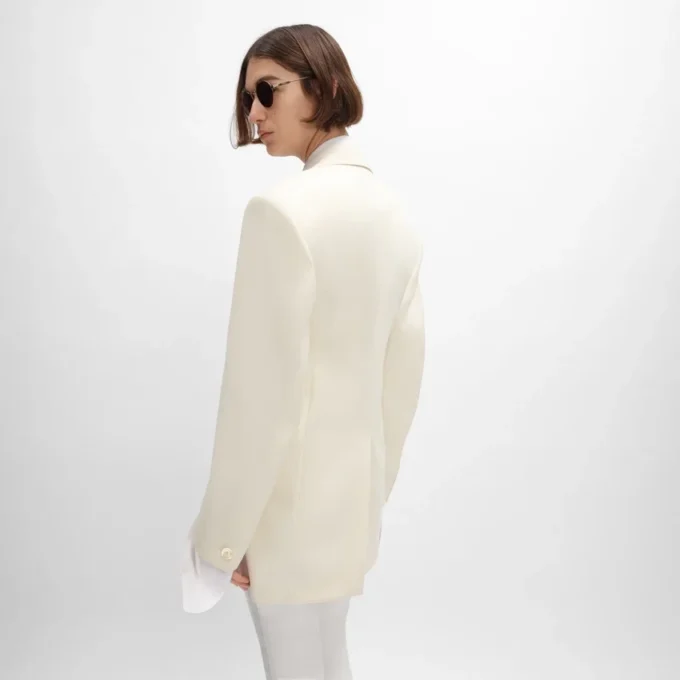 Colonne Jacket in Diagonal Wool Colonne Jacket in Diagonal Wool