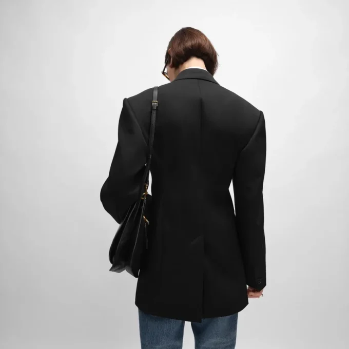 Colonne Jacket in Diagonal Wool Colonne Jacket in Diagonal Wool
