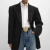 Colonne Jacket in Diagonal Wool Colonne Jacket in Diagonal Wool