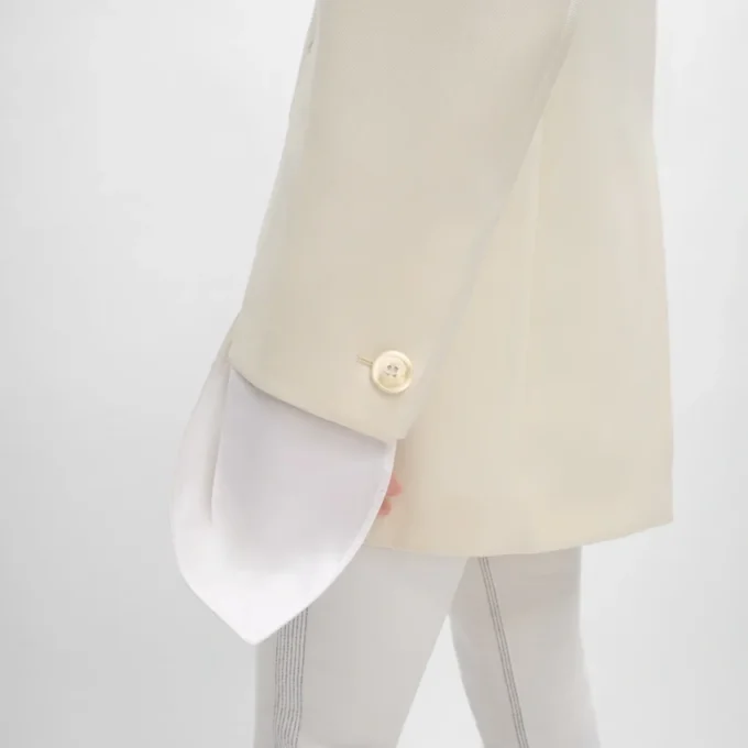 Colonne Jacket in Diagonal Wool Colonne Jacket in Diagonal Wool