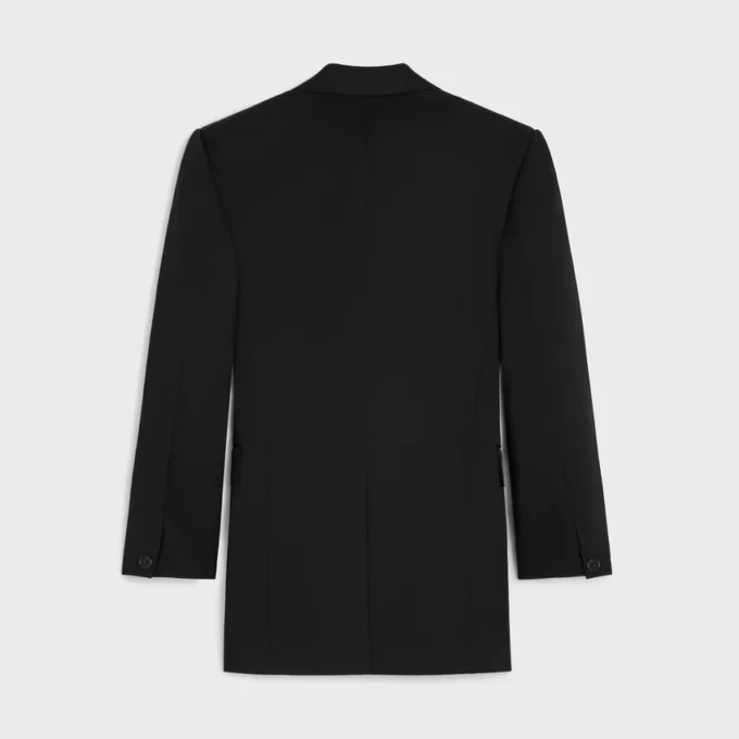 Colonne Jacket in Diagonal Wool Colonne Jacket in Diagonal Wool