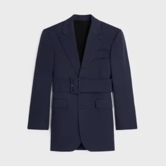 Colonne Jacket in Grain De Poudre Wool