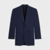 Colonne Jacket in Grain De Poudre Wool