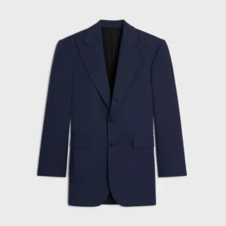 Colonne Jacket in Grain De Poudre Wool