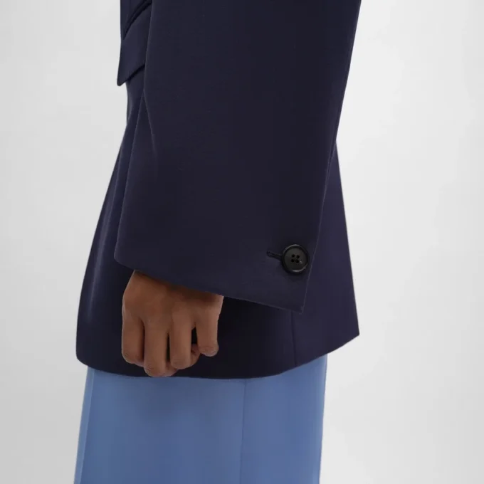 Colonne Jacket in Grain De Poudre Wool