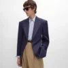 Colonne Jacket in Grain De Poudre Wool