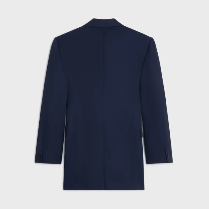 Colonne Jacket in Grain De Poudre Wool