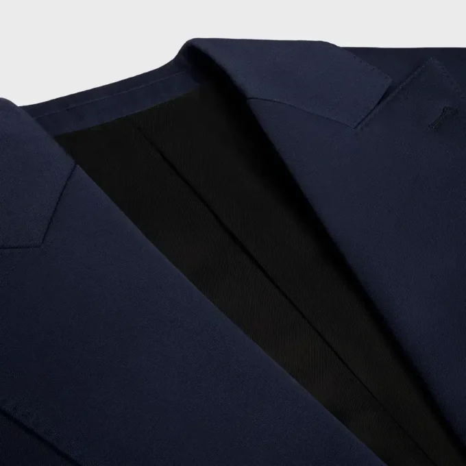 Colonne Jacket in Grain De Poudre Wool