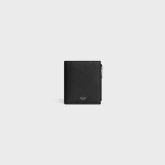 Compact Wallet in Grained Calfskin