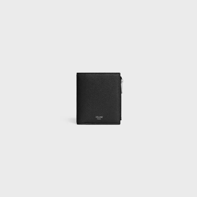 Compact Wallet in Grained Calfskin Compact Wallet in Grained Calfskin
