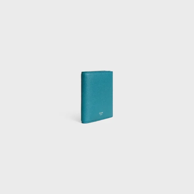 Compact Wallet in Grained Calfskin Compact Wallet in Grained Calfskin