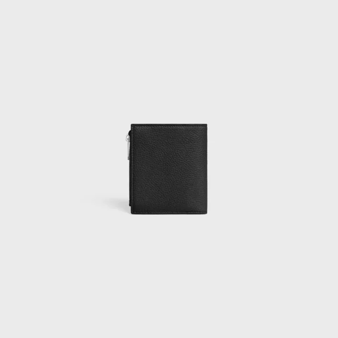 Compact Wallet in Grained Calfskin Compact Wallet in Grained Calfskin
