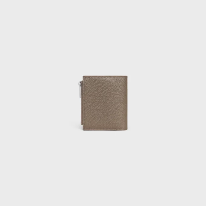 Compact Wallet in Grained Calfskin Compact Wallet in Grained Calfskin