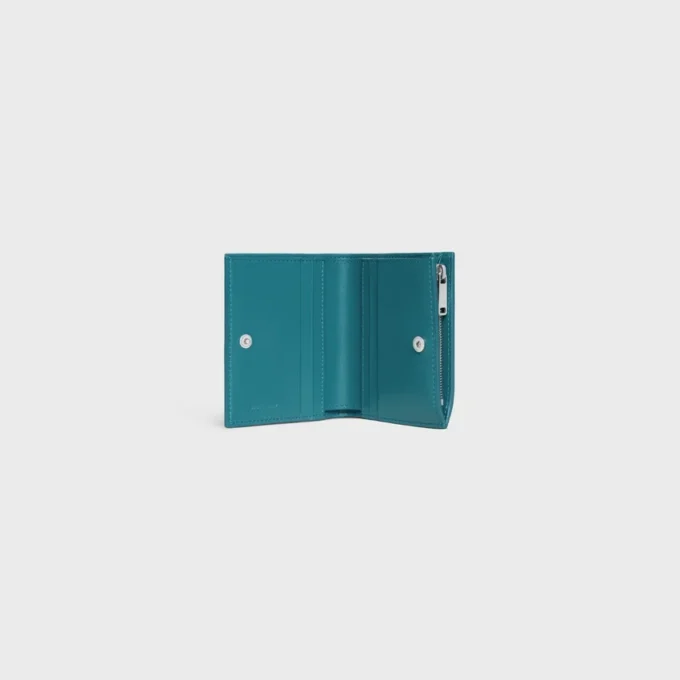 Compact Wallet in Grained Calfskin Compact Wallet in Grained Calfskin