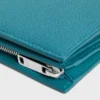 Compact Wallet in Grained Calfskin Compact Wallet in Grained Calfskin