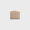 Compact Wallet Triomphe Stamp in Supple Grained Calfskin