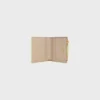 Compact Wallet Triomphe Stamp in Supple Grained Calfskin