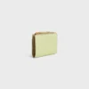 Compact Wallet Triomphe Stamp in Supple Grained Calfskin