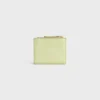 Compact Wallet Triomphe Stamp in Supple Grained Calfskin