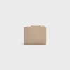 Compact Wallet Triomphe Stamp in Supple Grained Calfskin