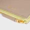 Compact Wallet Triomphe Stamp in Supple Grained Calfskin
