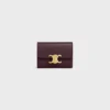 Compact Wallet with Coin Triomphe in Shiny Calfskin