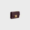 Compact Wallet with Coin Triomphe in Shiny Calfskin