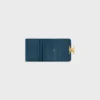 Compact Wallet with Coin Triomphe in Shiny Calfskin