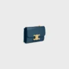 Compact Wallet with Coin Triomphe in Shiny Calfskin