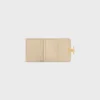 Compact Wallet with Coin Triomphe in Shiny Calfskin