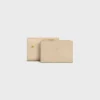 Compact Wallet with Coin Triomphe in Shiny Calfskin