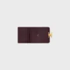 Compact Wallet with Coin Triomphe in Shiny Calfskin
