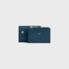 Compact Wallet with Coin Triomphe in Shiny Calfskin