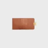 Compact Wallet with Coin Triomphe in Triomphe Canvas Compact Wallet with Coin Triomphe in Triomphe Canvas