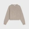 Crew Neck Sweater in Seamless Cashmere Crew Neck Sweater in Seamless Cashmere
