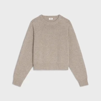 Crew Neck Sweater in Seamless Cashmere
