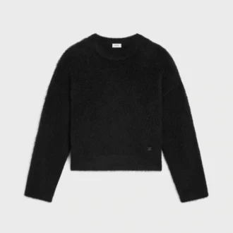 Crewneck Sweater in Brushed Mohair