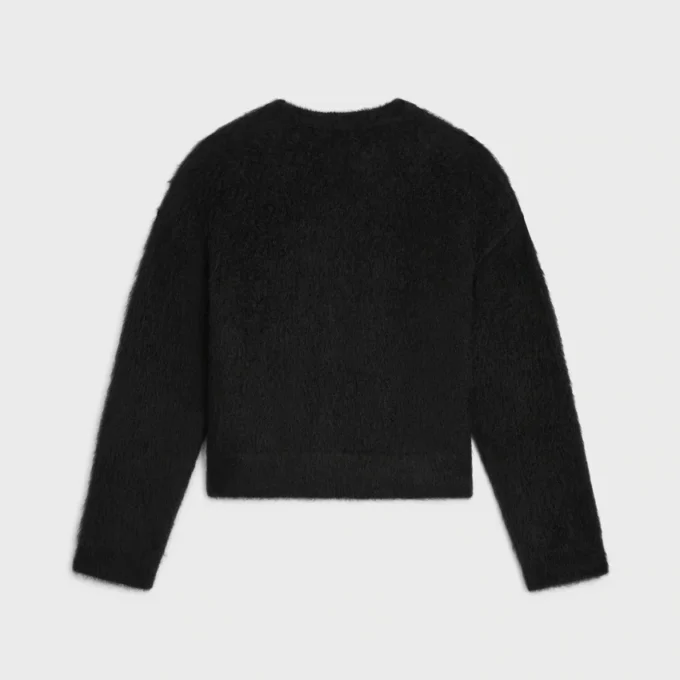 Crewneck Sweater in Brushed Mohair Crewneck Sweater in Brushed Mohair